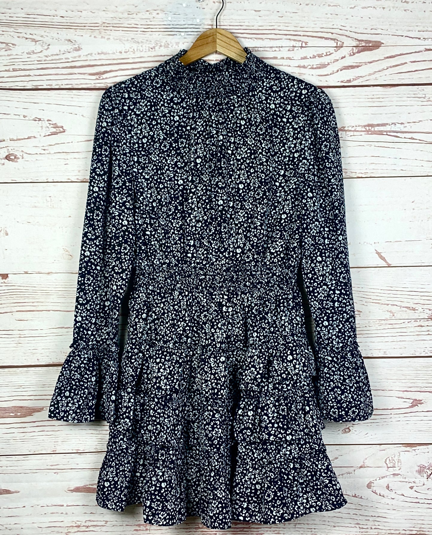 Ruffled Animal Print Dress