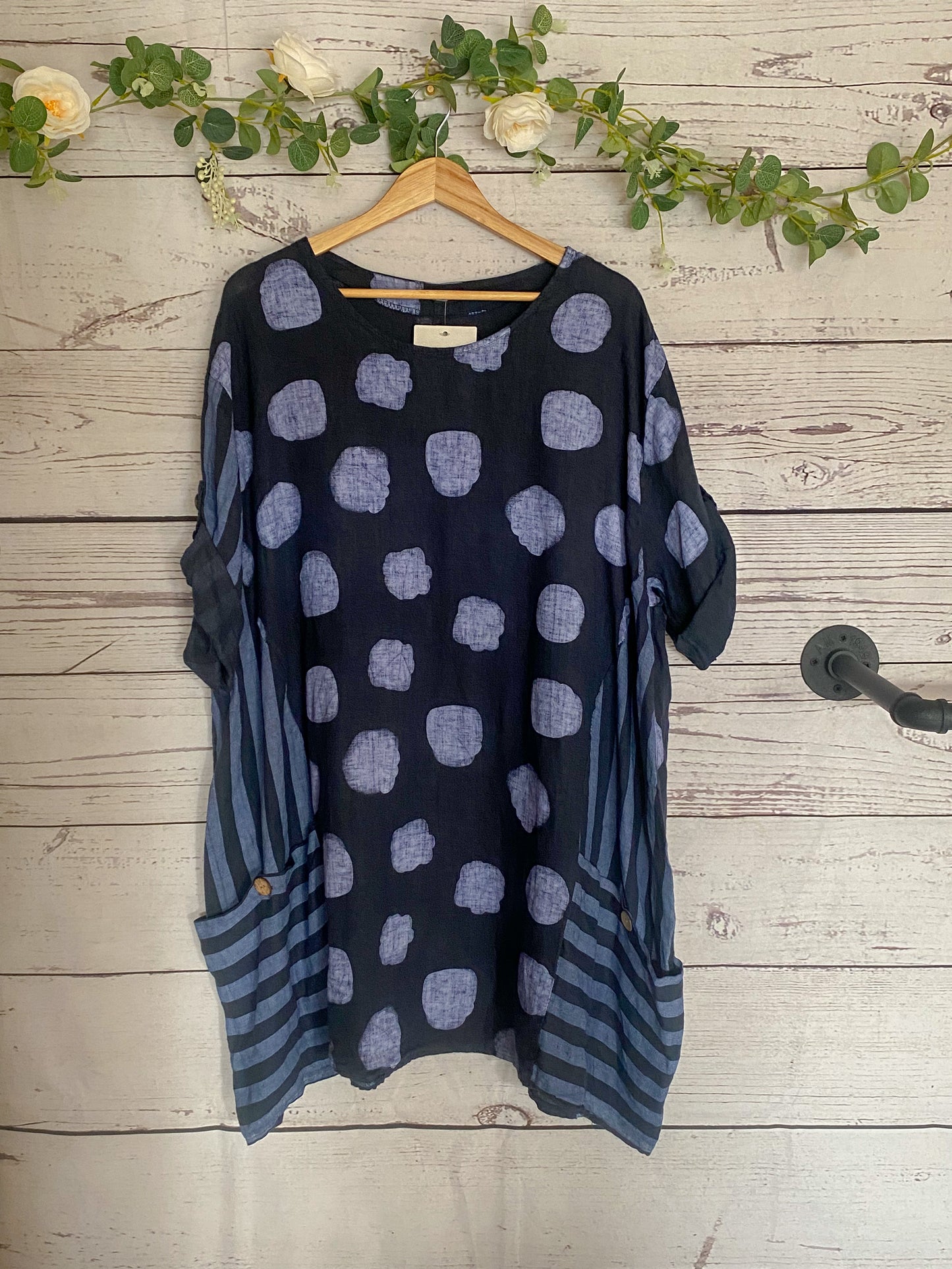 Stripes and Polka-Dot Tunic