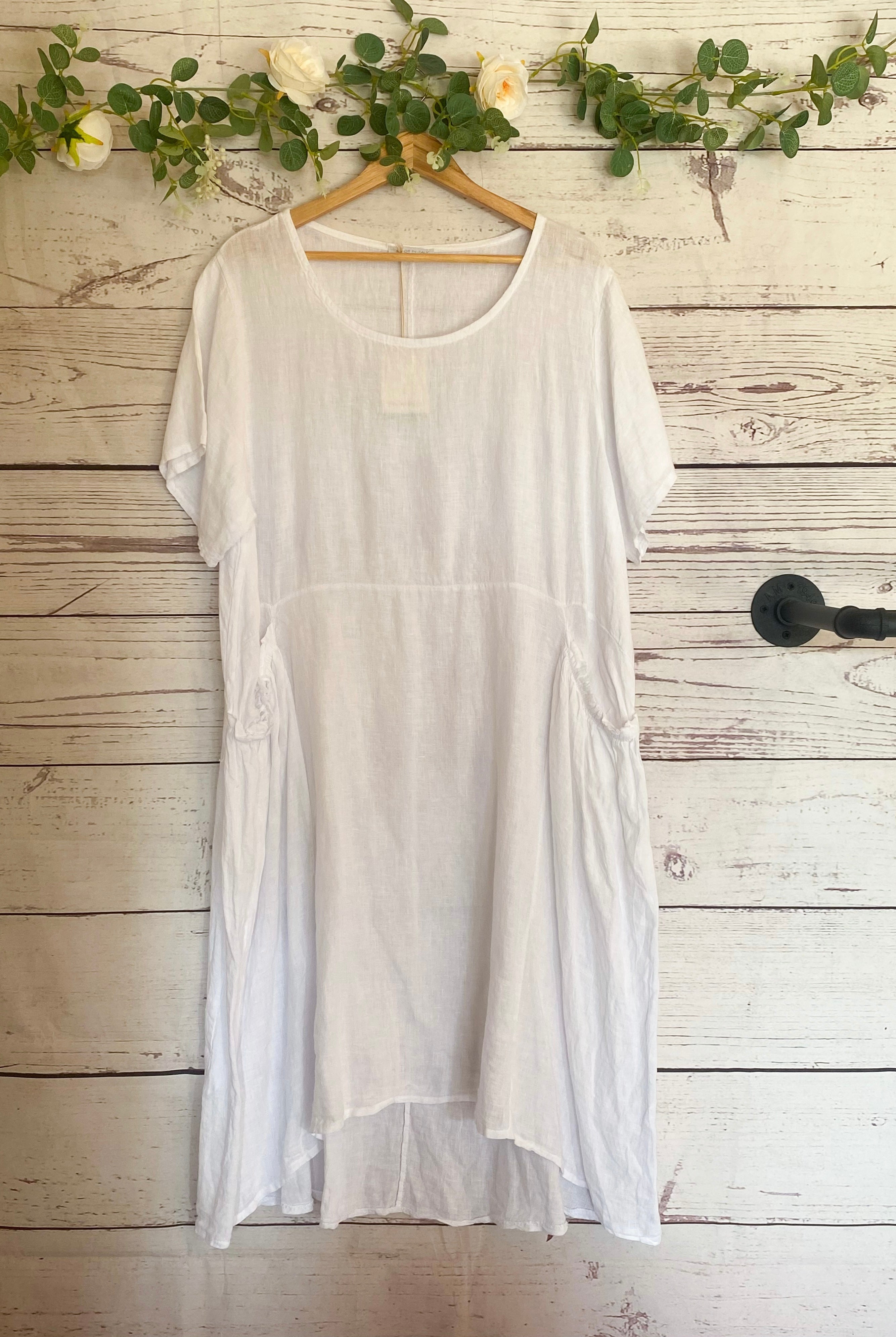 italian linen tunic dress Portofino Linen Dress - Made in Italy