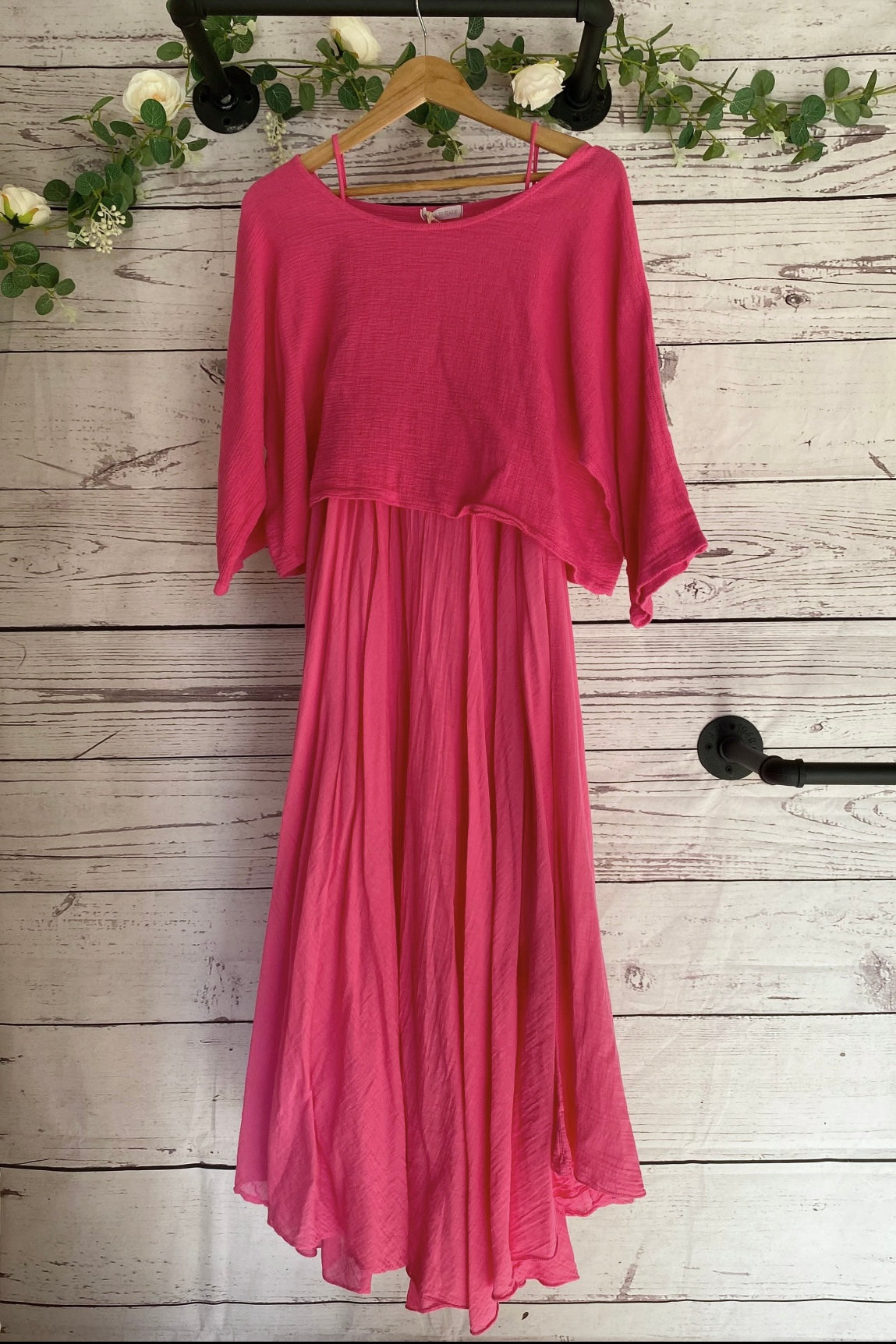 two piece cotton dress 100% Cotton 8285 2 Piece Dress Cottonways