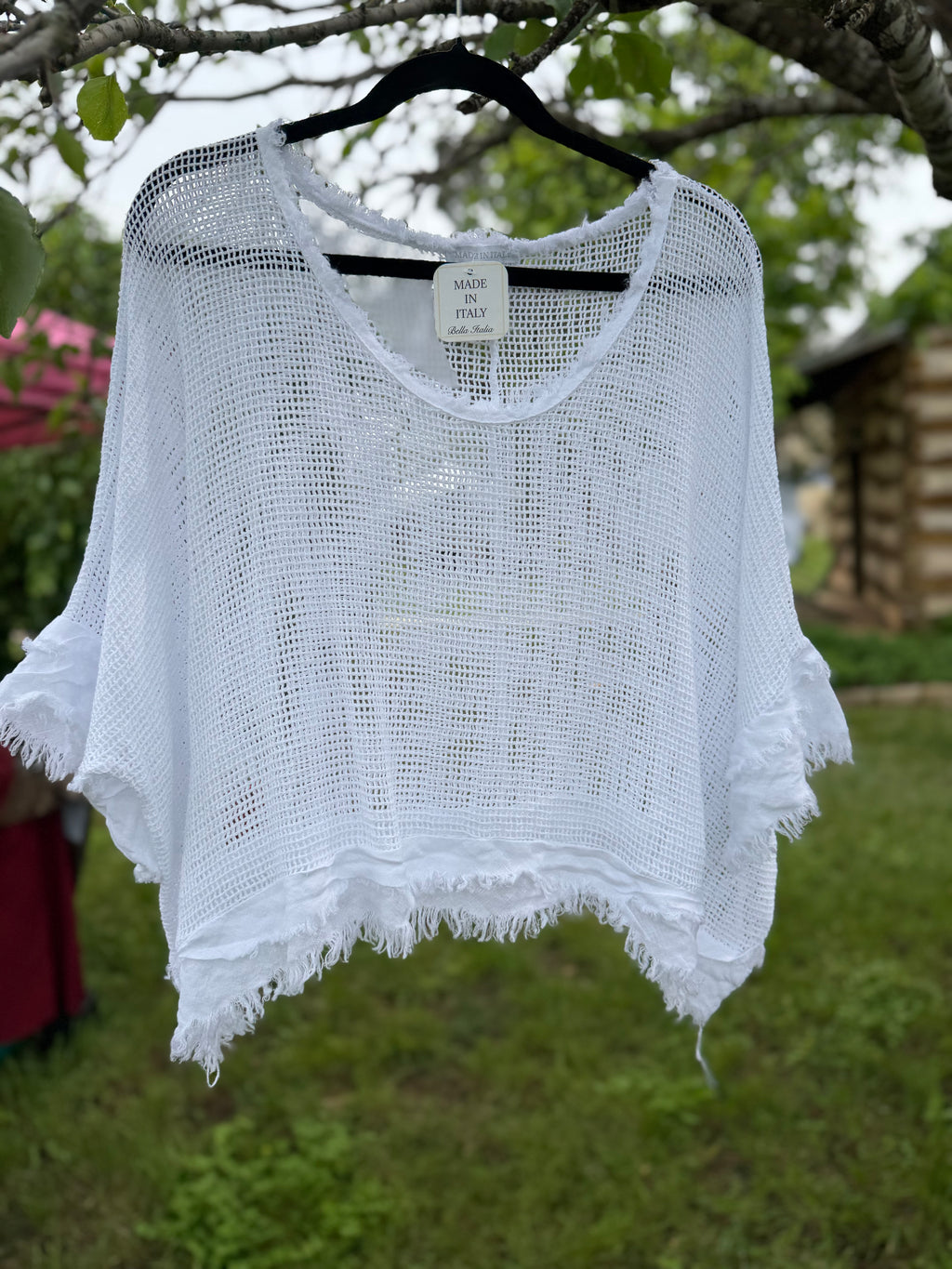 Natalia Gauze Net Top