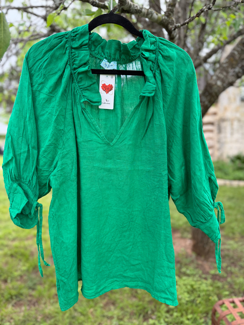 Tatiana Linen Blouse