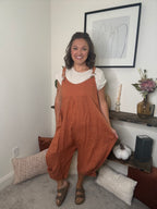 Lillian Linen Overalls