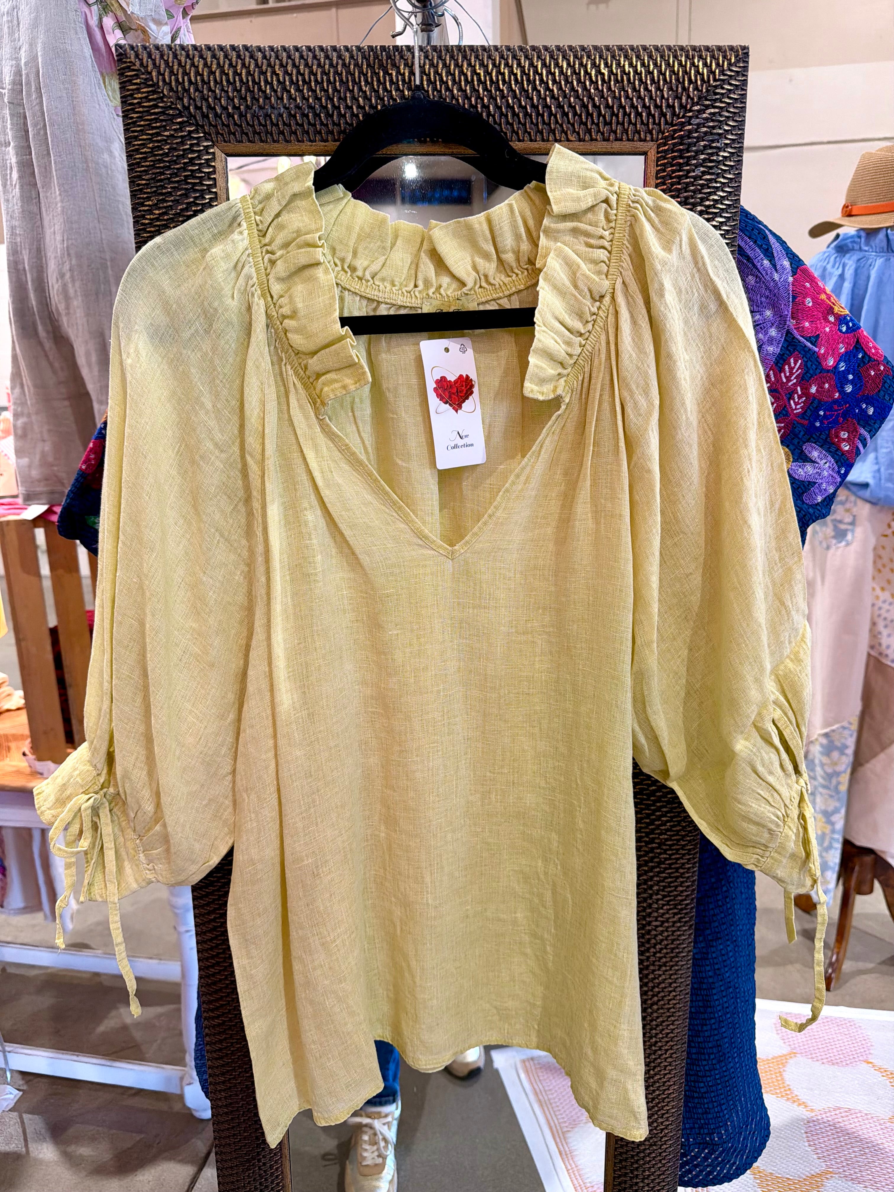 Tatiana Linen Blouse