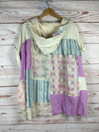 Quilt Hooded Poncho