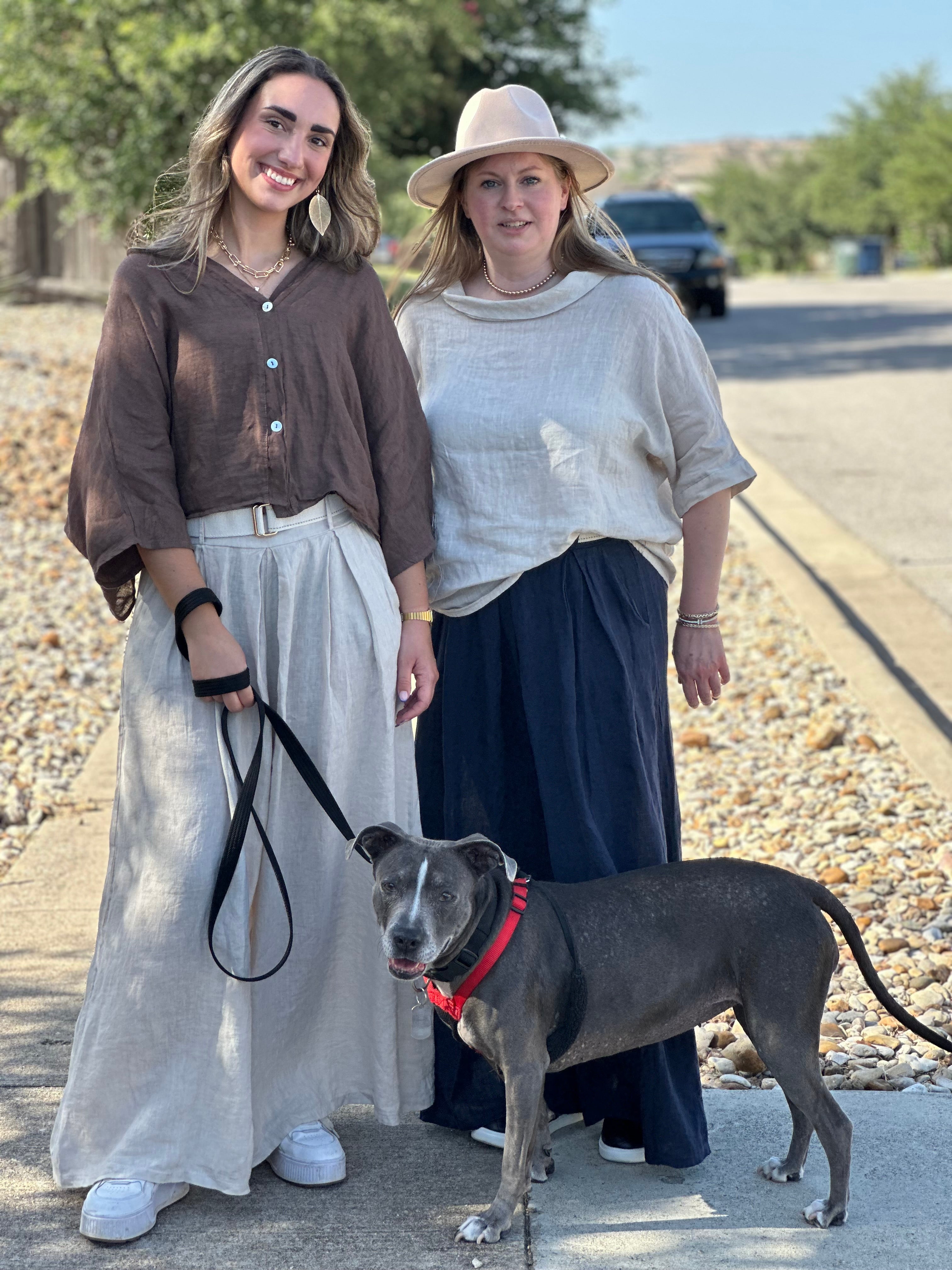 Brandy Pleated Linen Pant