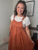 Overall Linen Dress