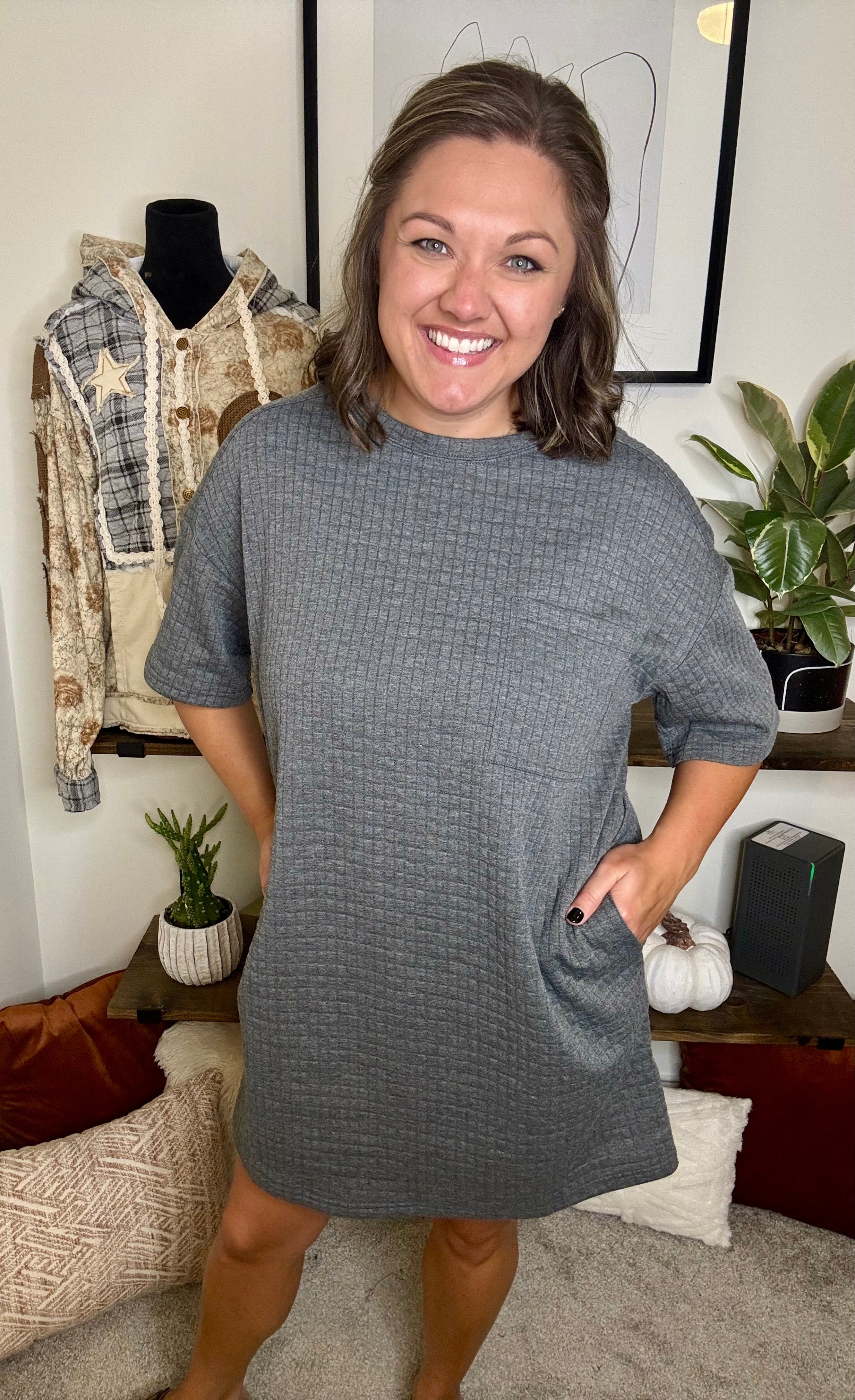 Jasmine Textured Dress