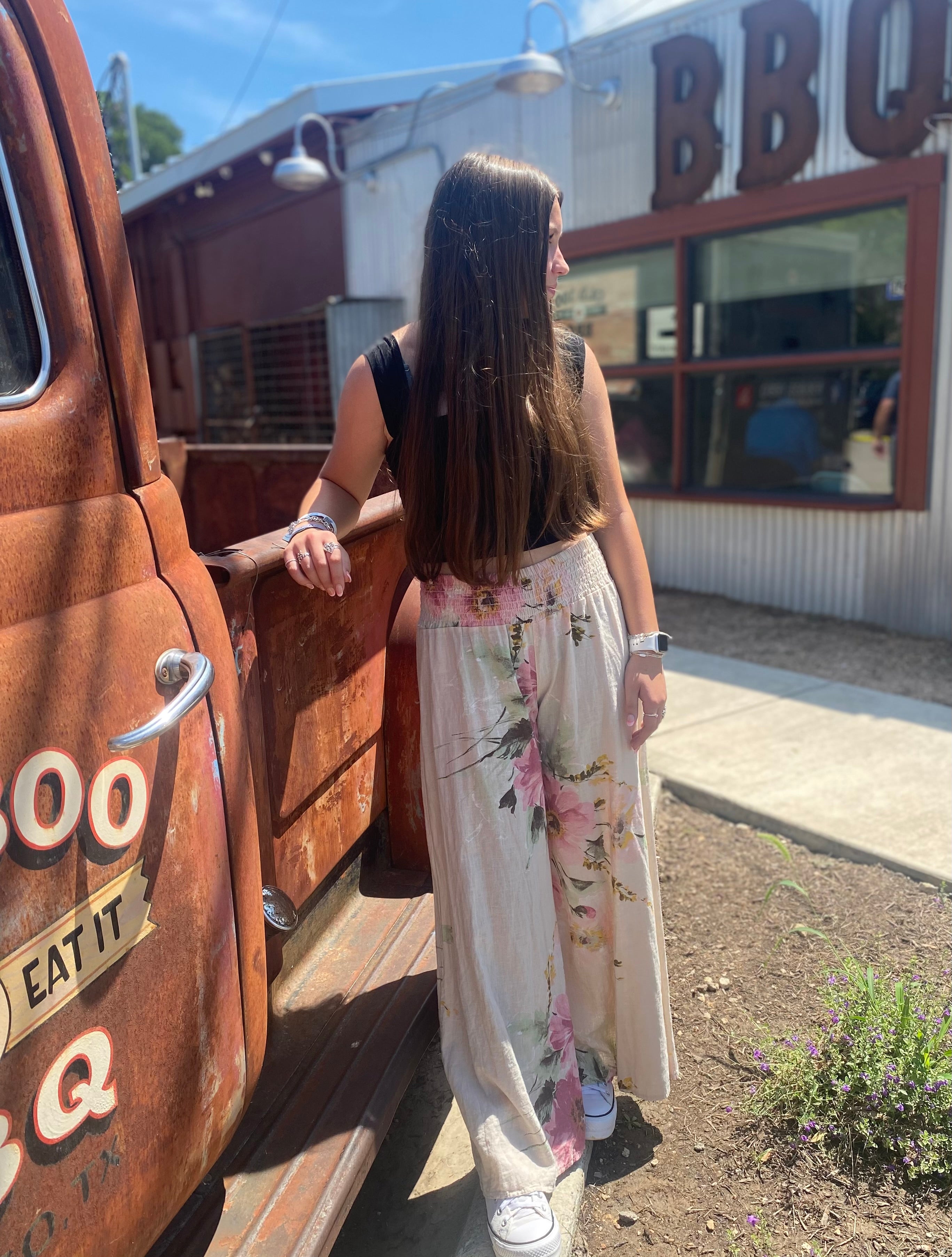 Poisitano Floral Pant