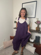 Lillian Linen Overalls