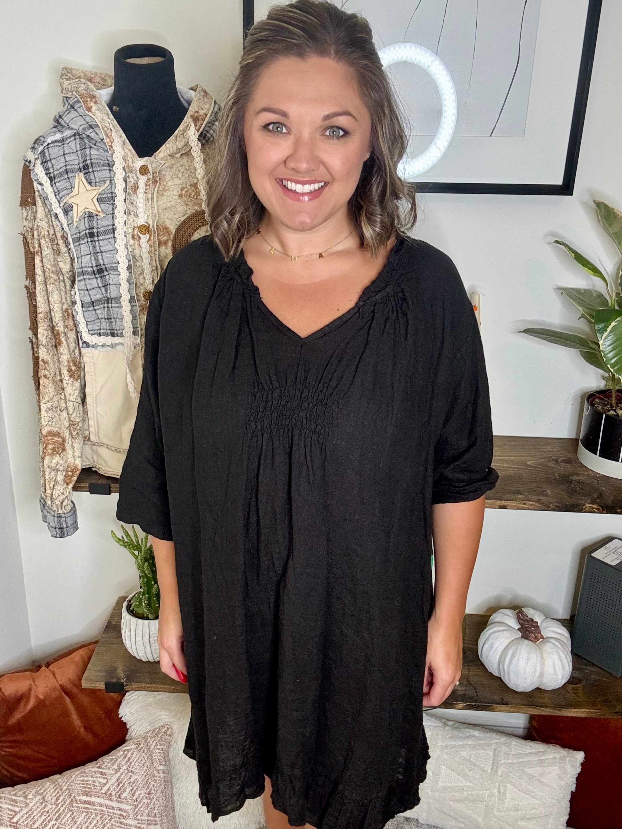 Lea Linen Dress
