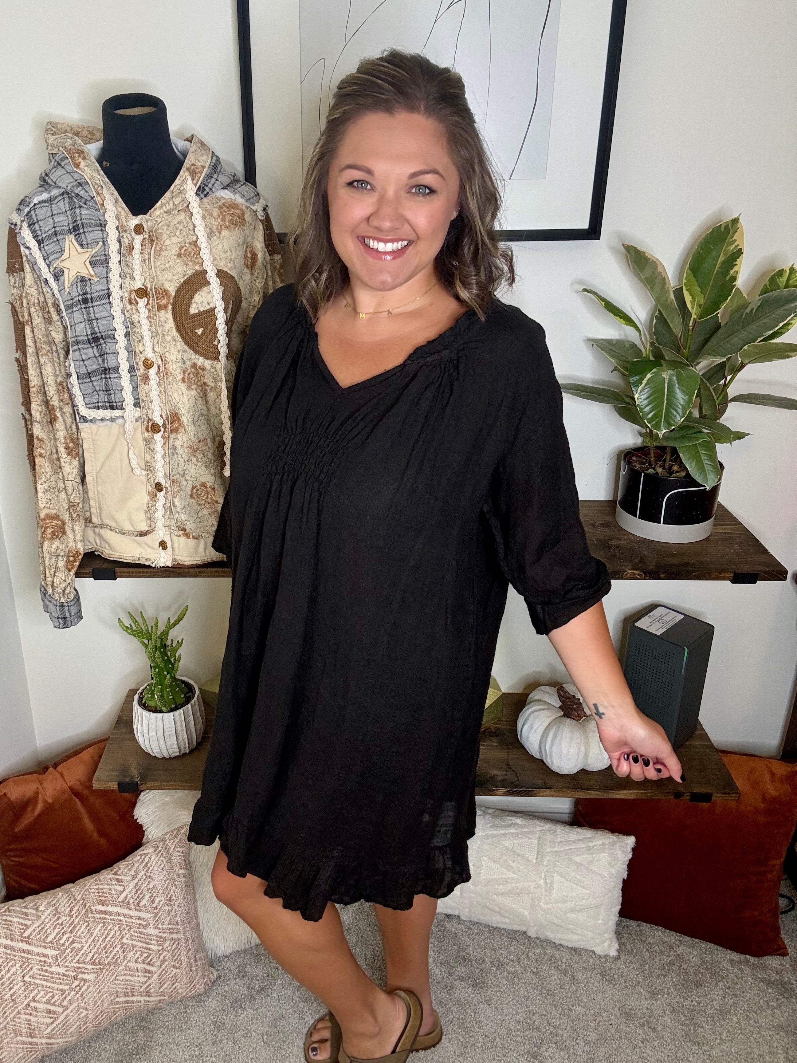 Lea Linen Dress