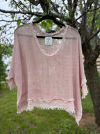 Natalia Gauze Net Top