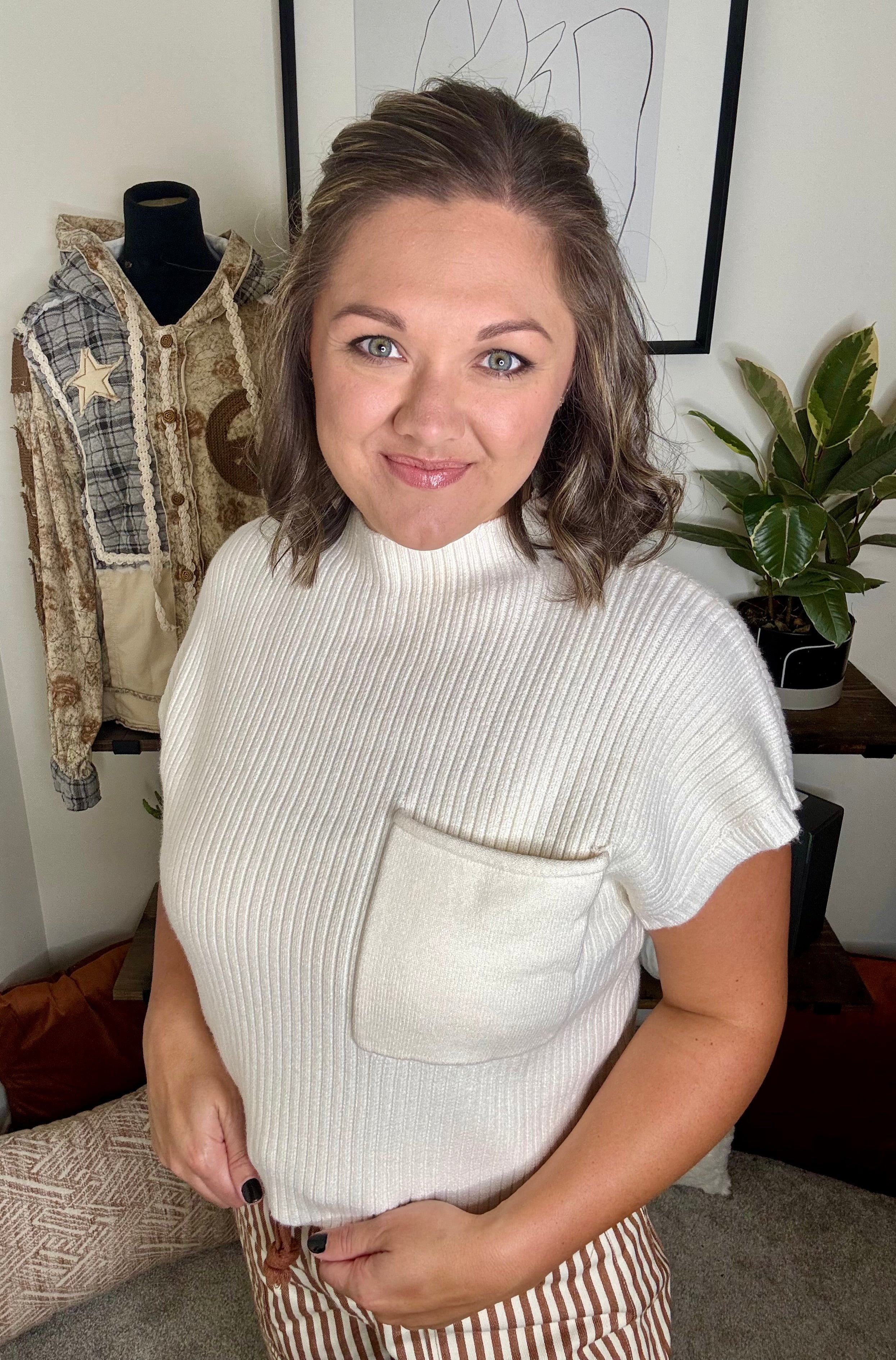 Monica Ribbed Top