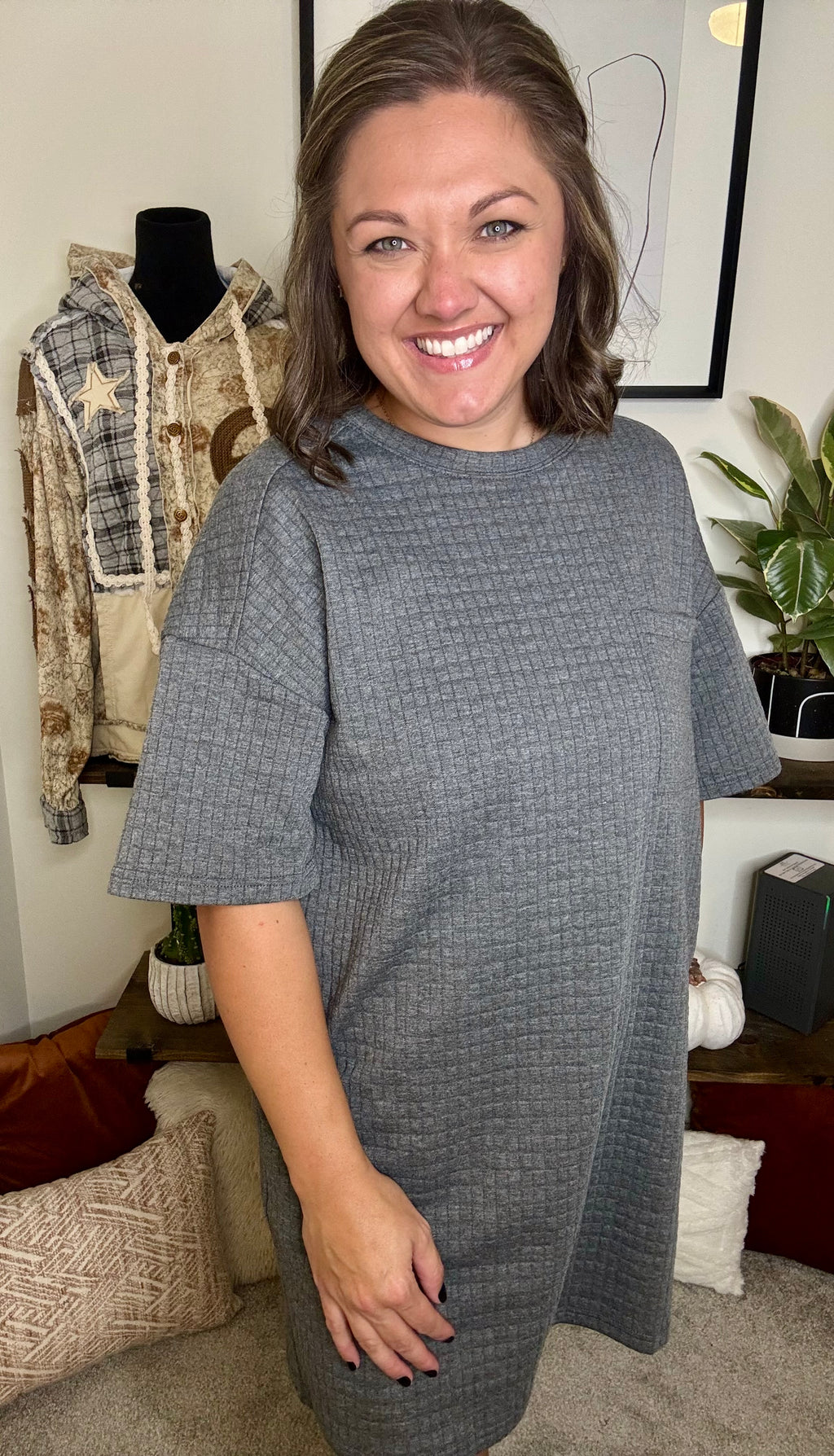 Jasmine Textured Dress