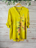 Dahlia Linen Top