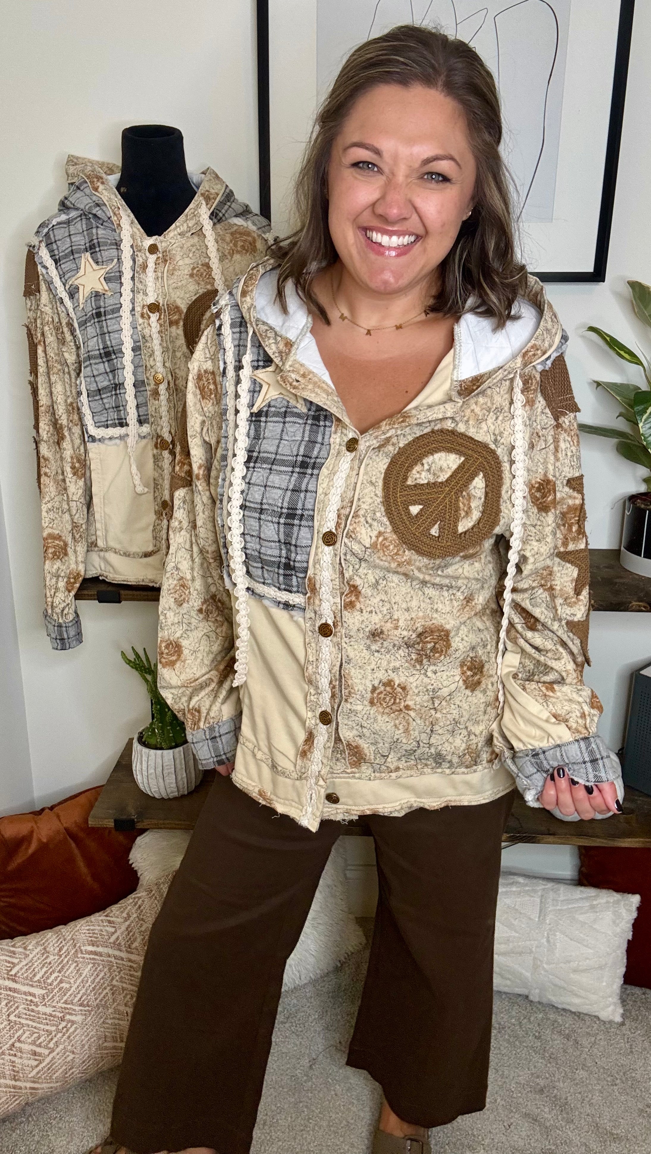 Marlene Peace Hoodie