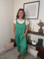 Lillian Linen Overalls