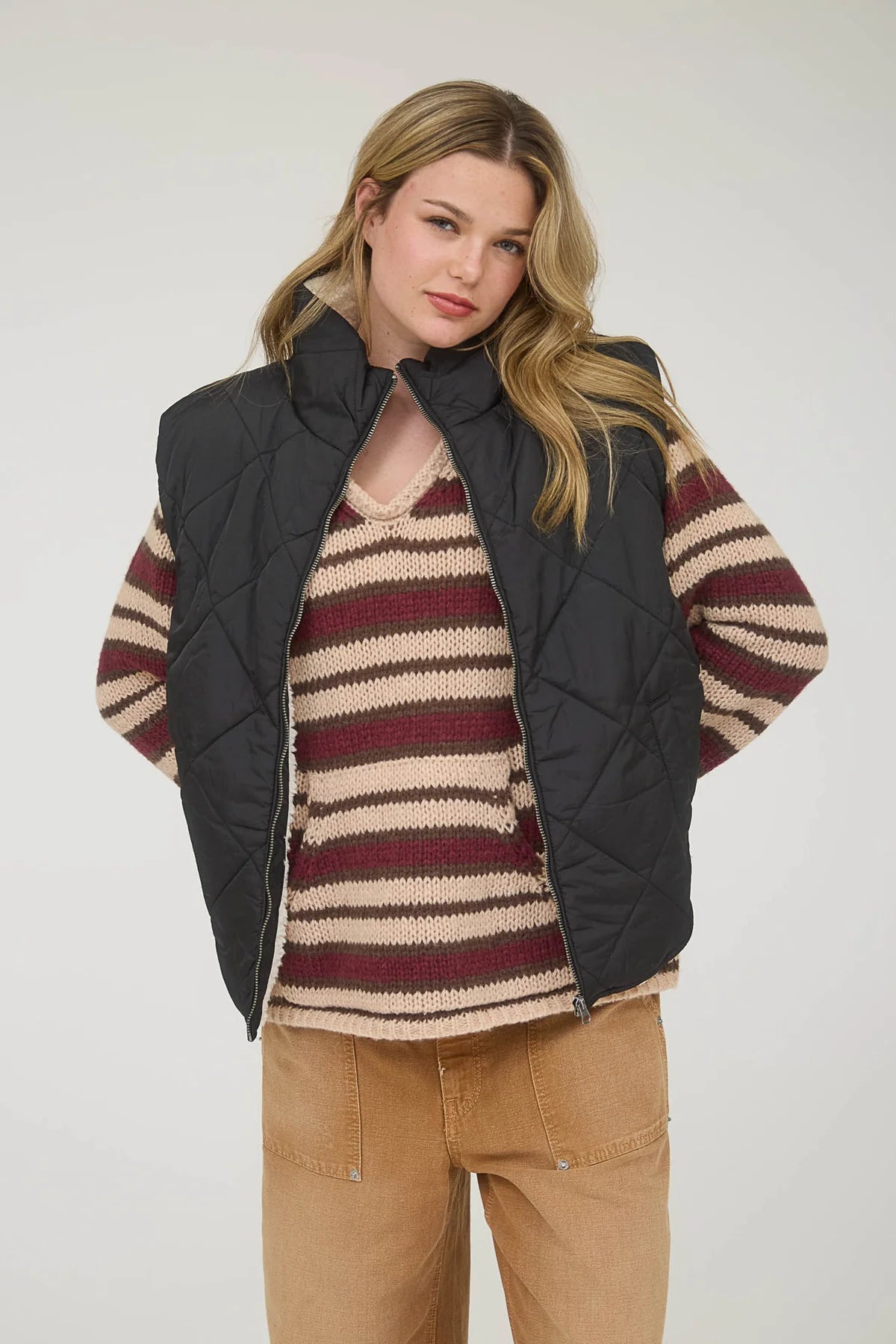 Charlotte Sherpa Lined Vest