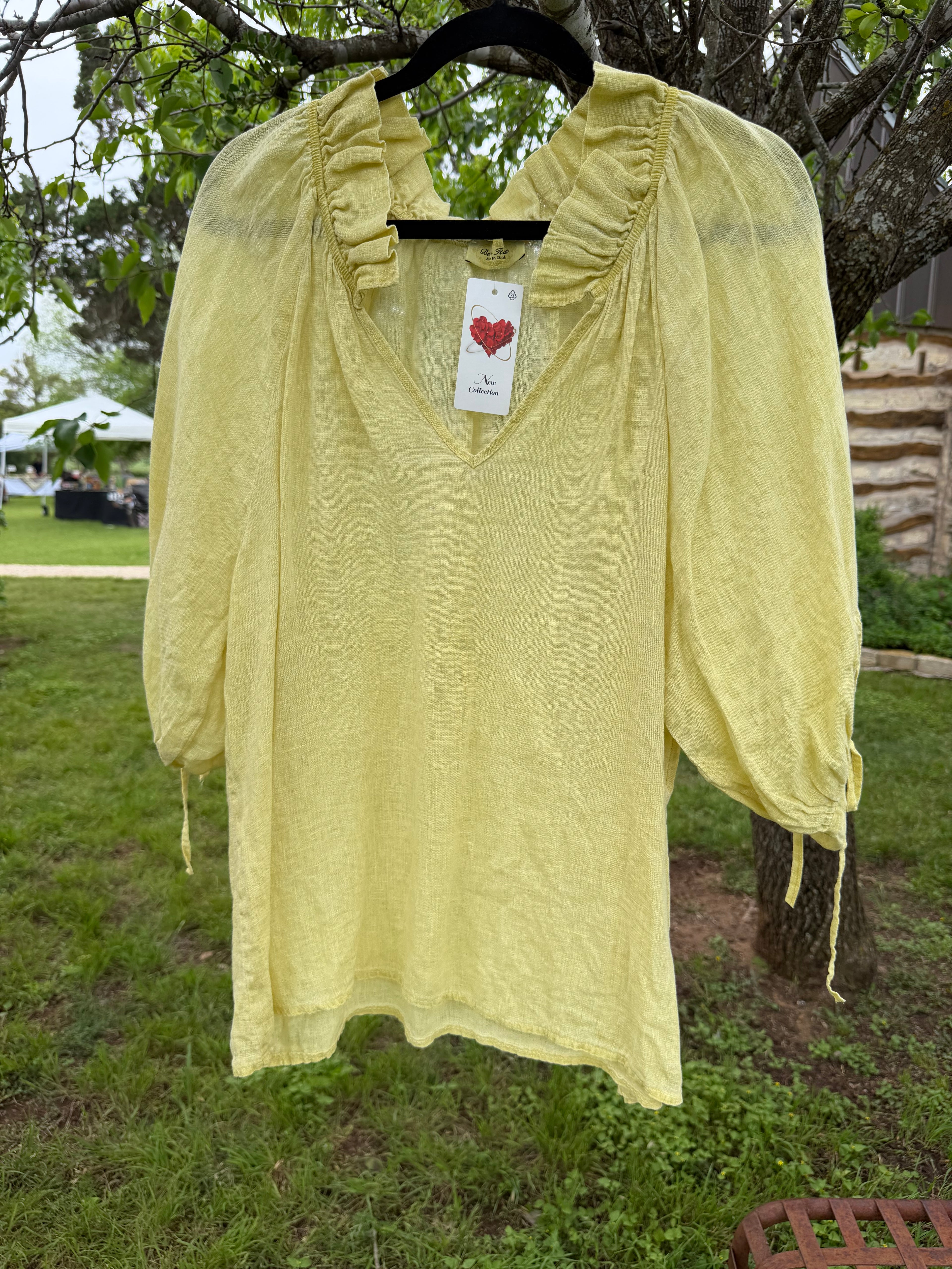 Tatiana Linen Blouse