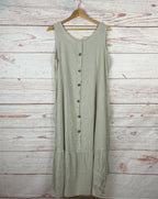 Beth Back-Button Dress