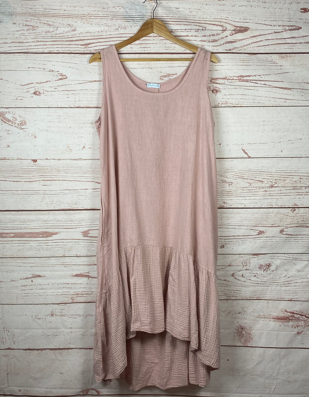 Beth Back-Button Dress