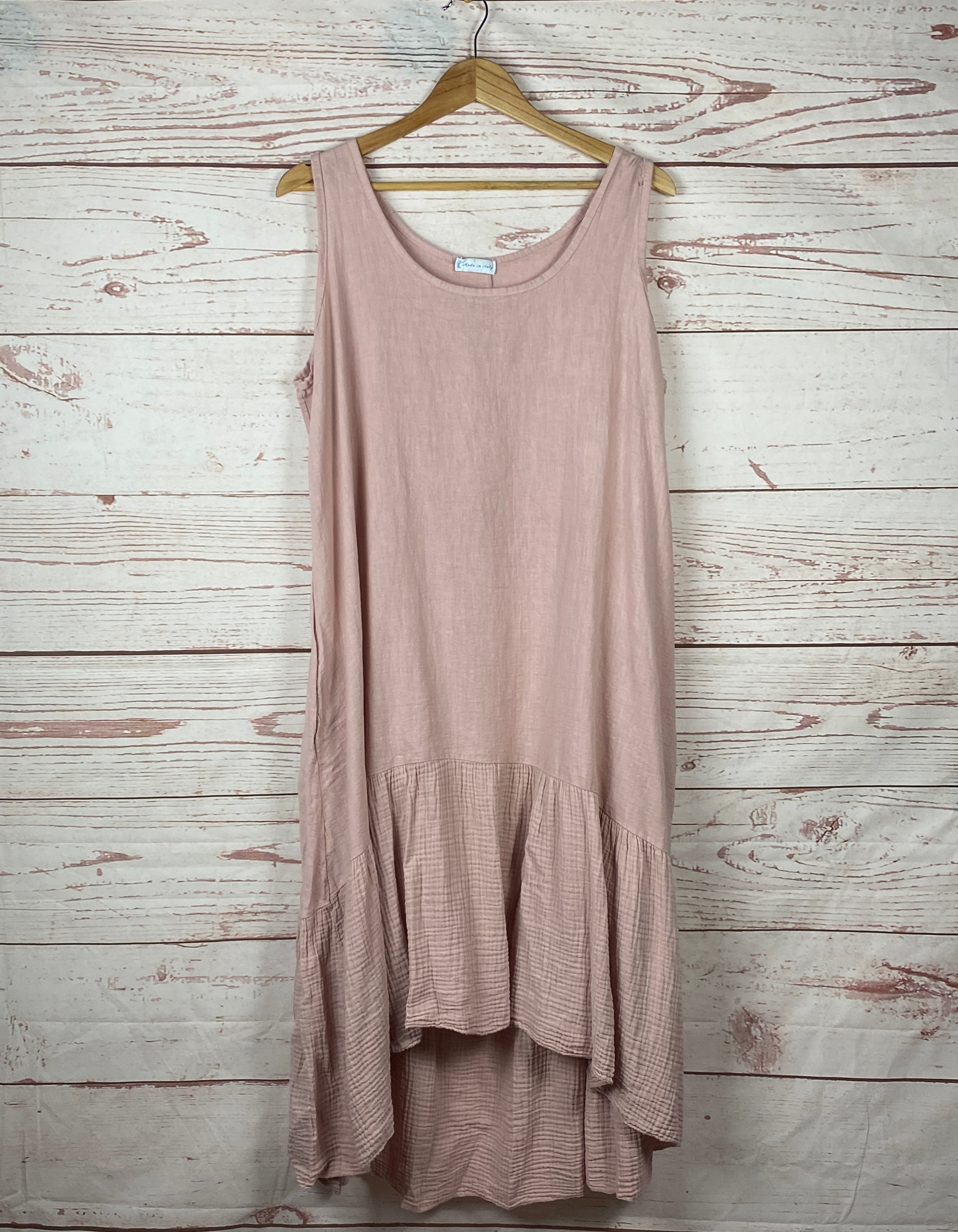 Beth Back-Button Dress