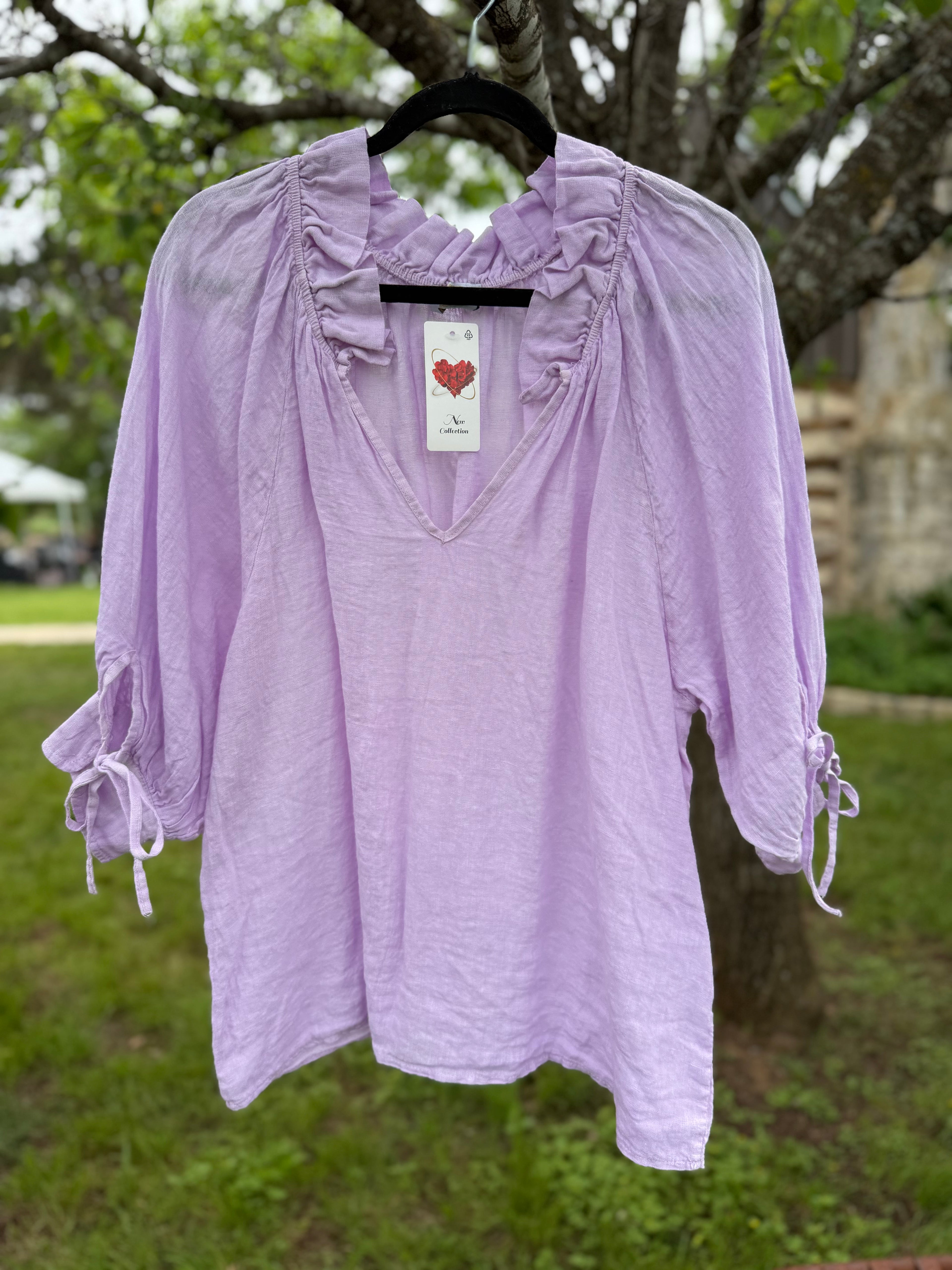 Tatiana Linen Blouse