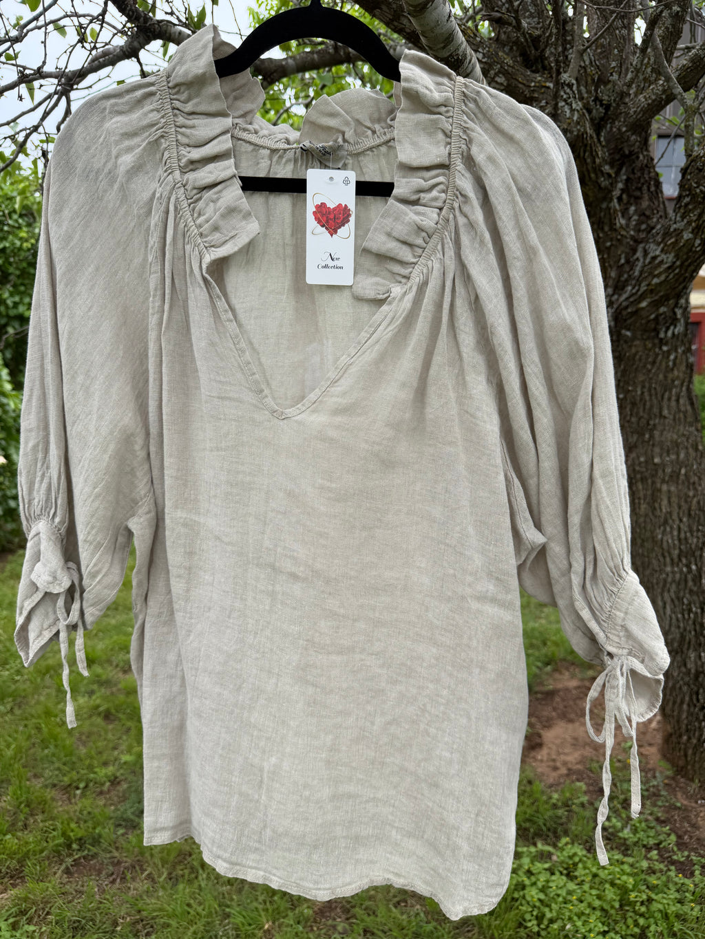Tatiana Linen Blouse