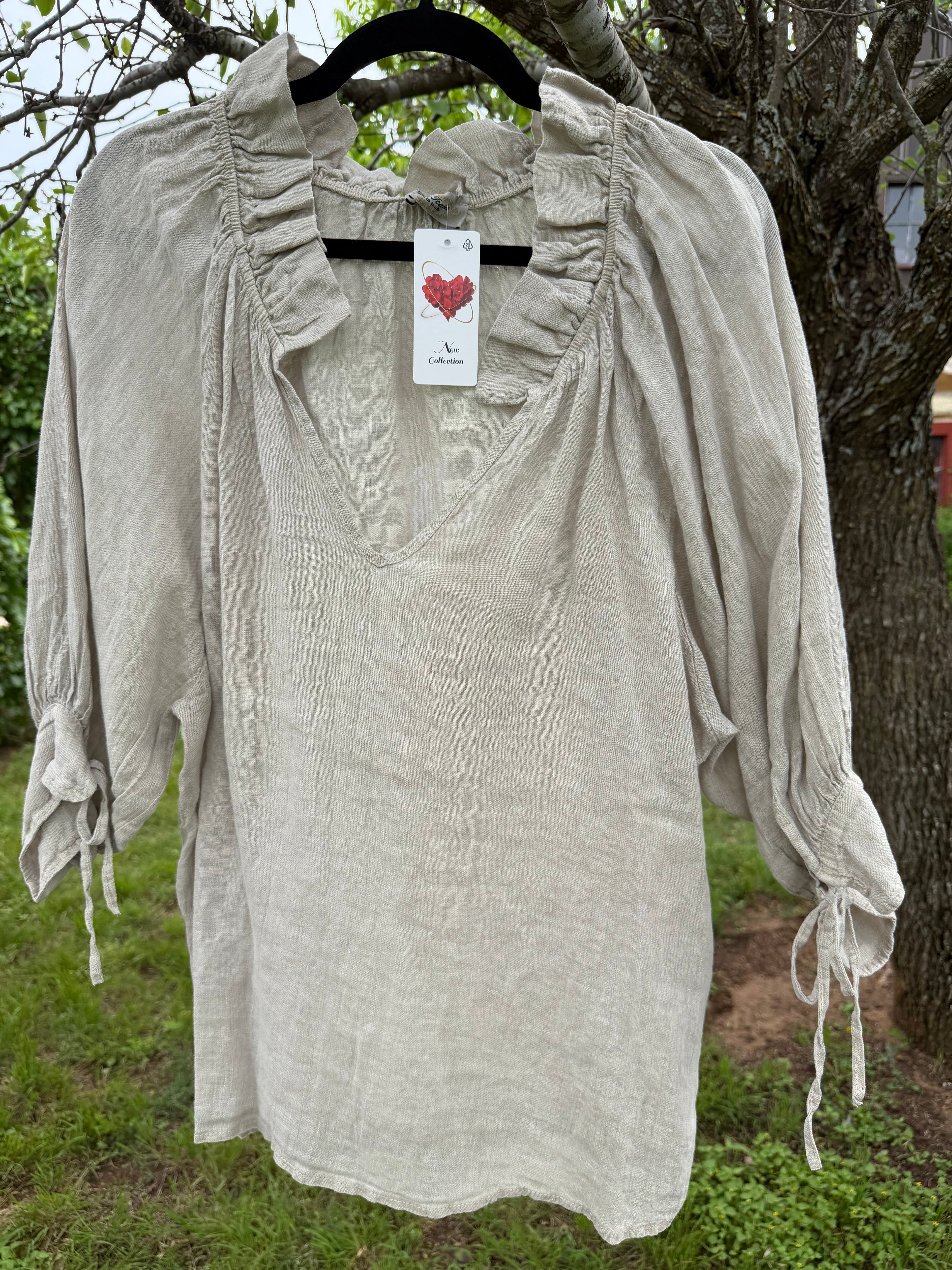 Tatiana Linen Blouse