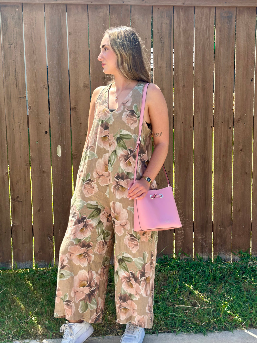 Erin Magnolia Linen Overalls