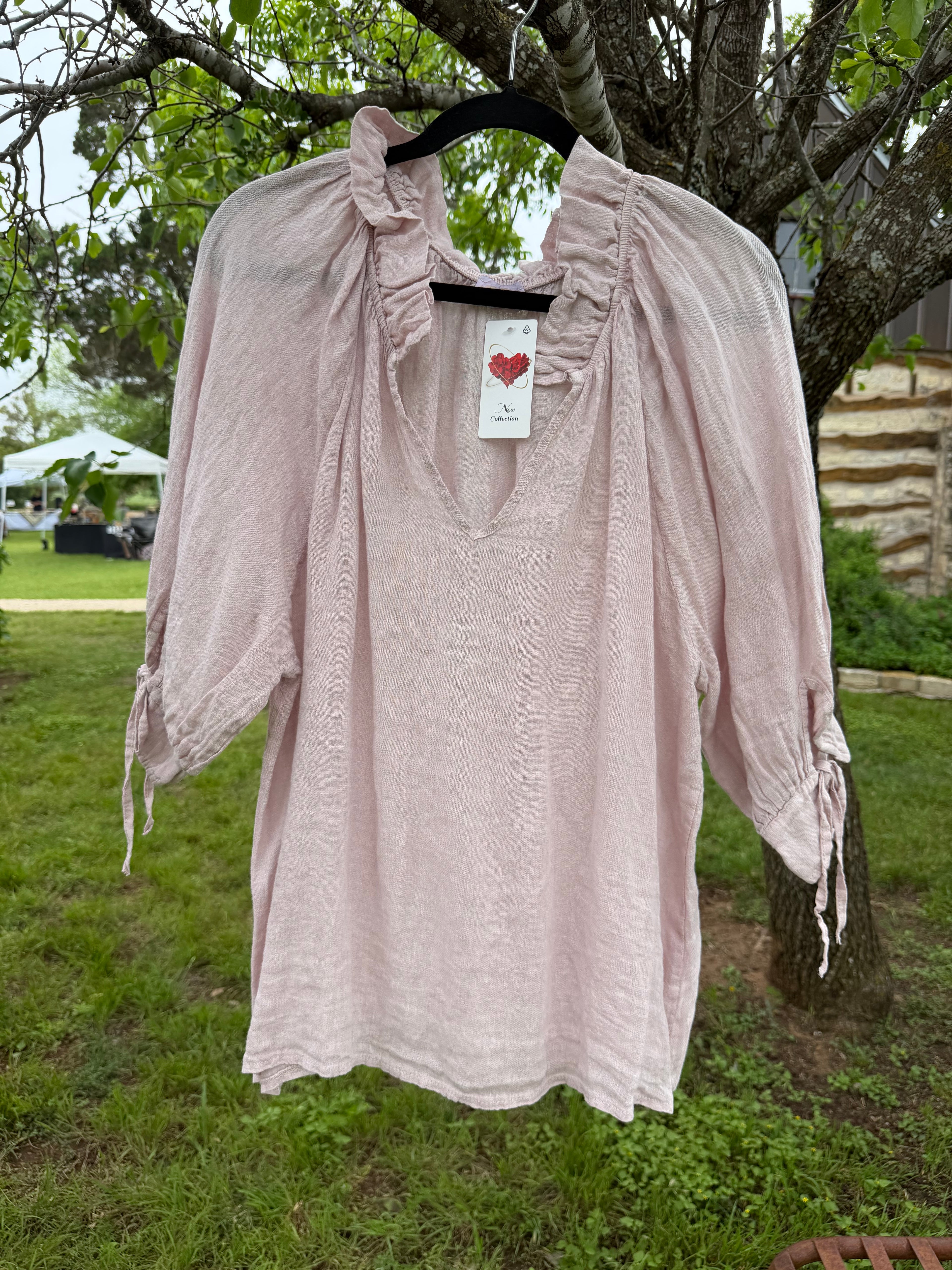 Tatiana Linen Blouse