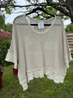 Natalia Gauze Net Top