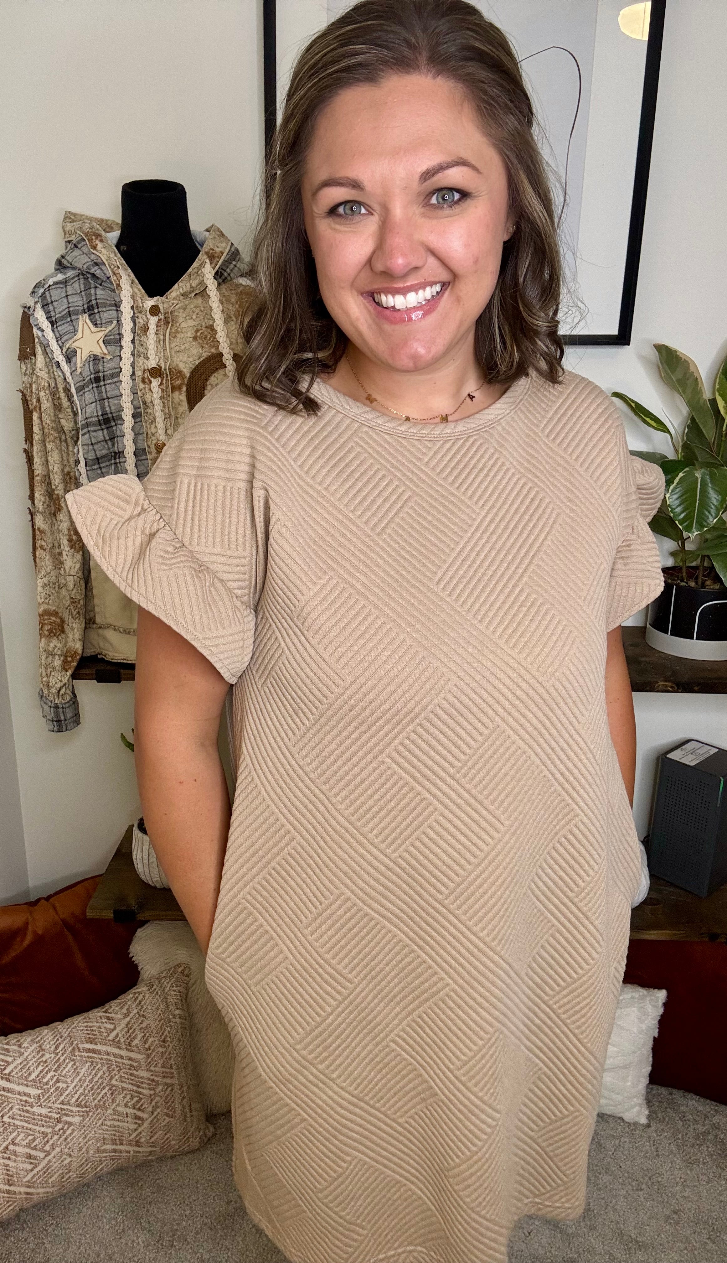 Isla Textured Dress