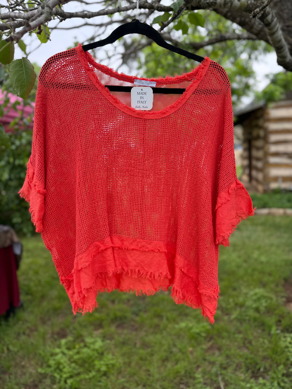 Natalia Gauze Net Top