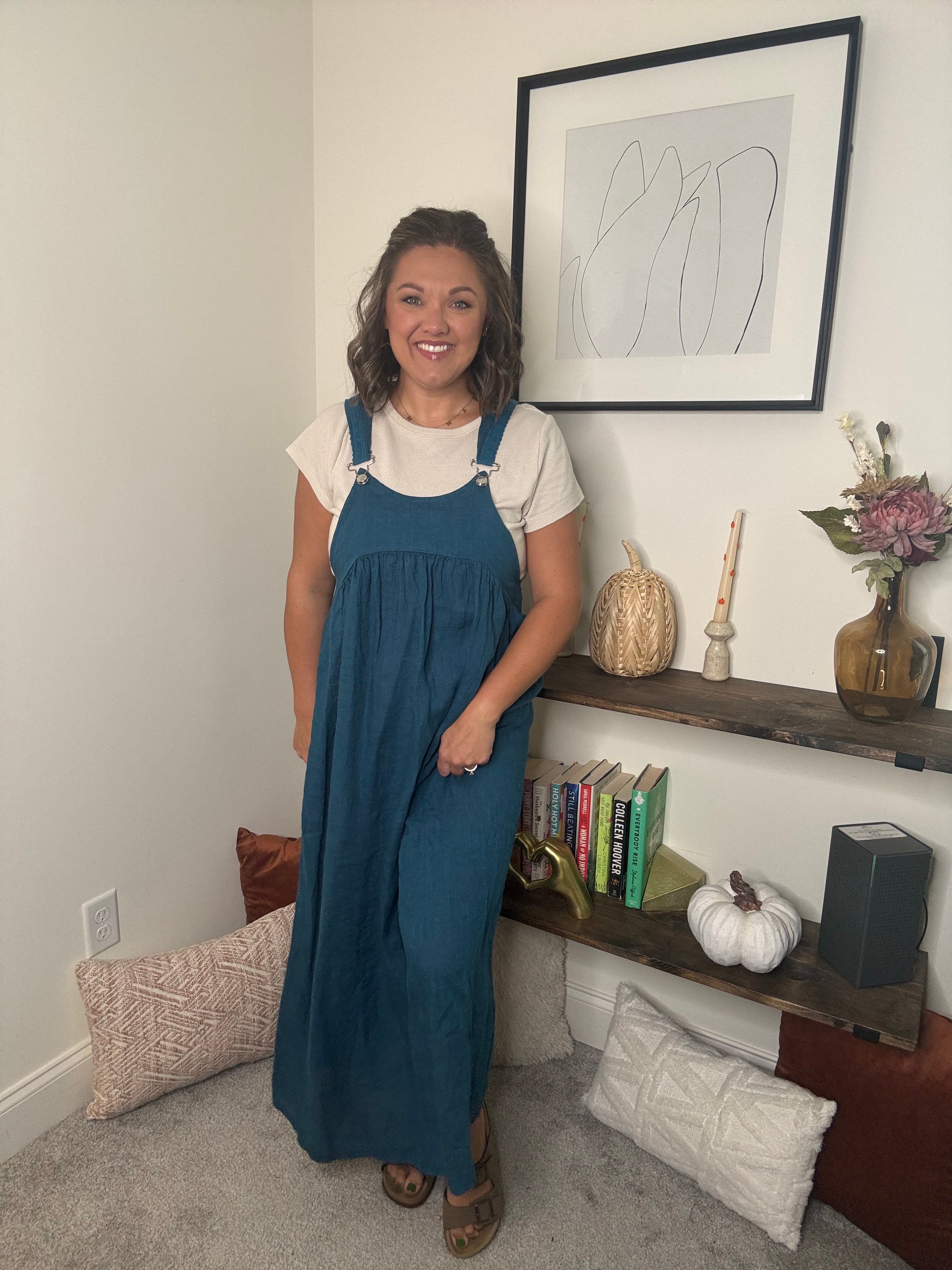 Overall Linen Dress