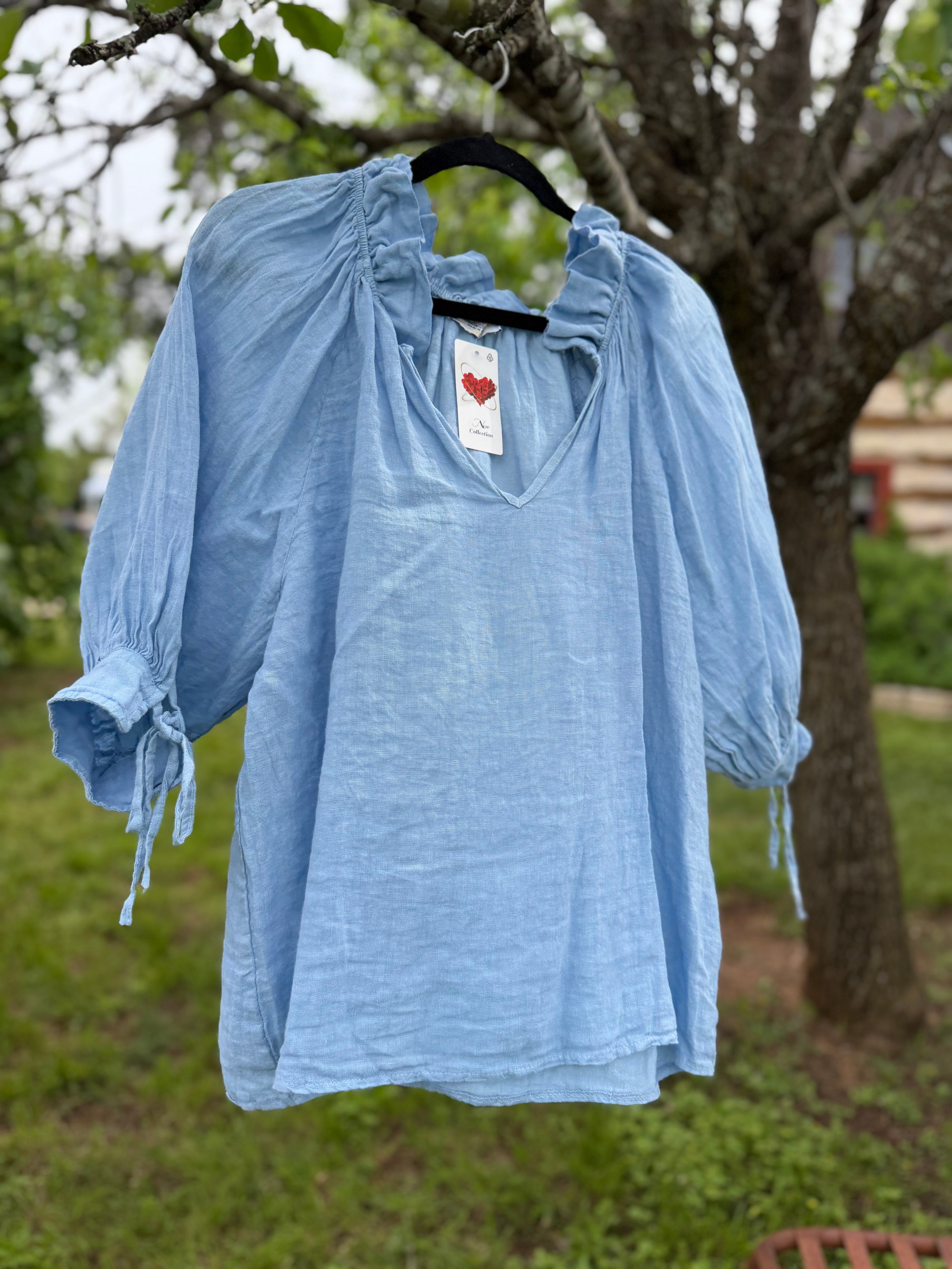 Tatiana Linen Blouse