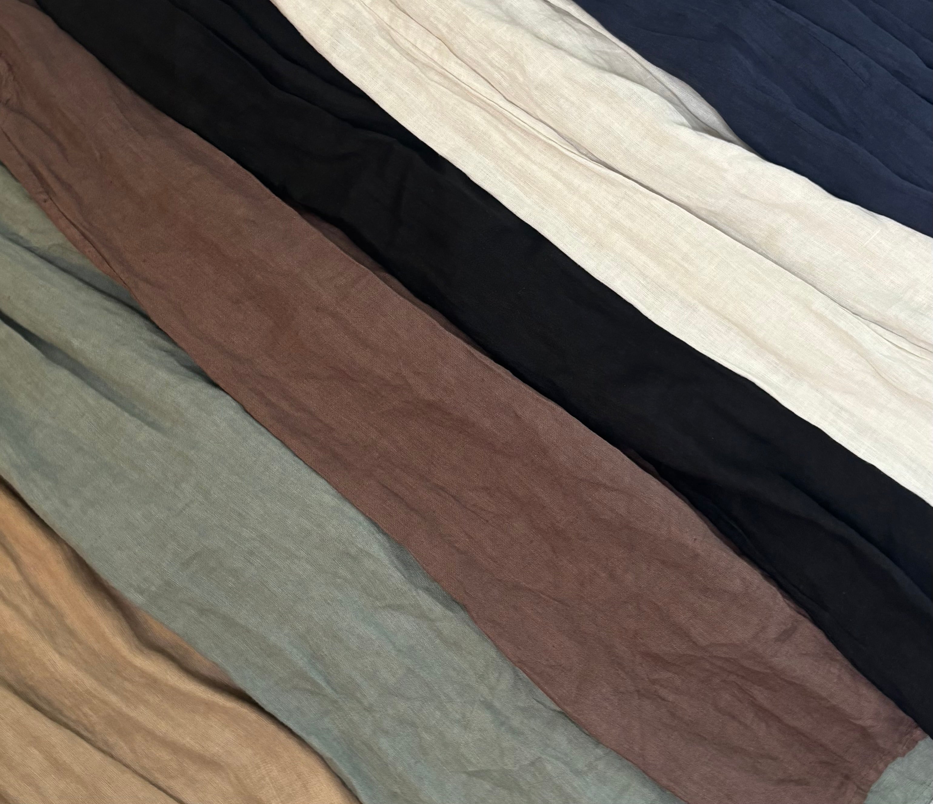 Brandy Pleated Linen Pant