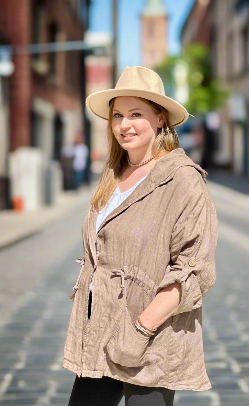 Linen Hoodie