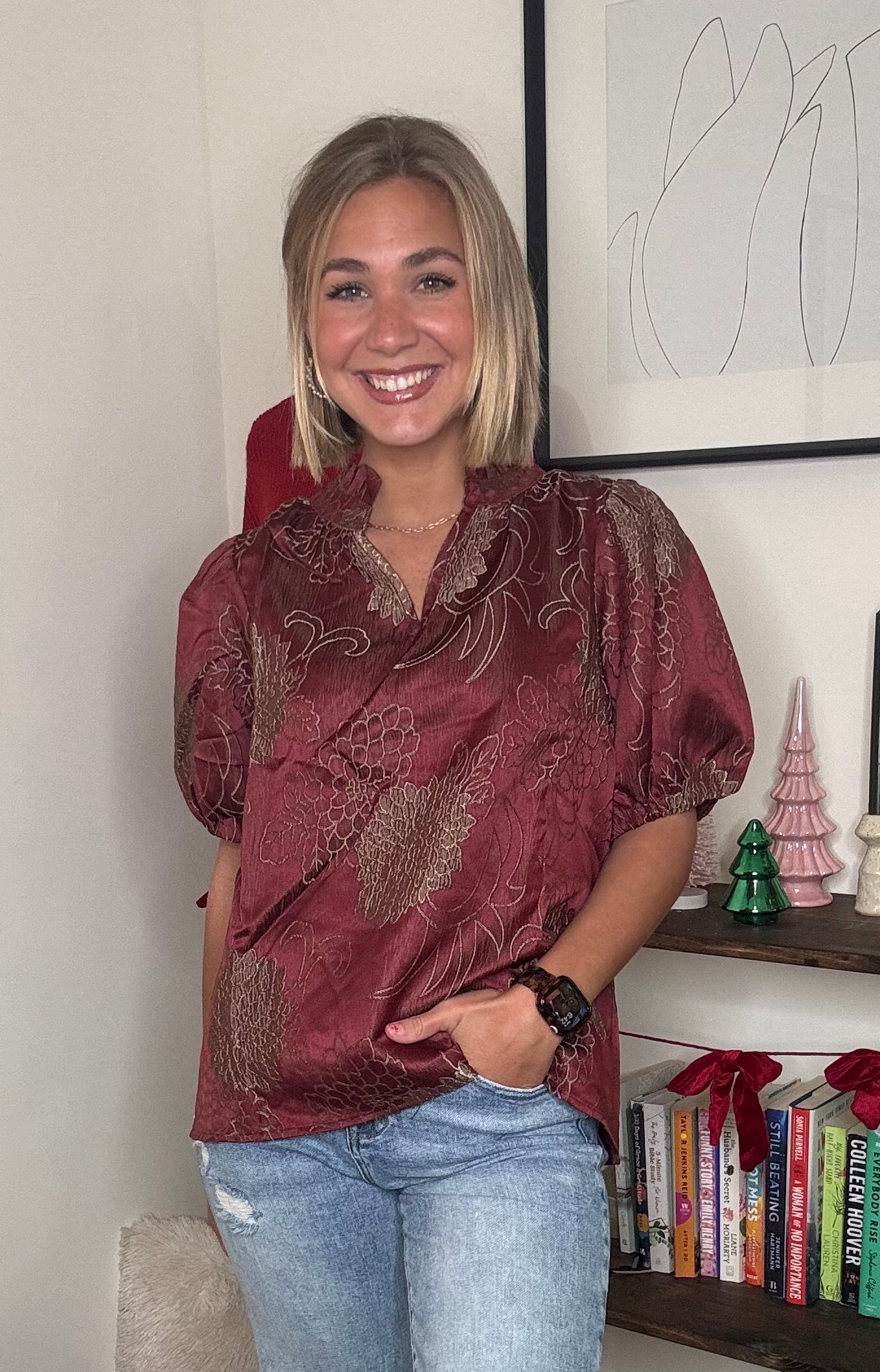 Morgan Embroidered Top