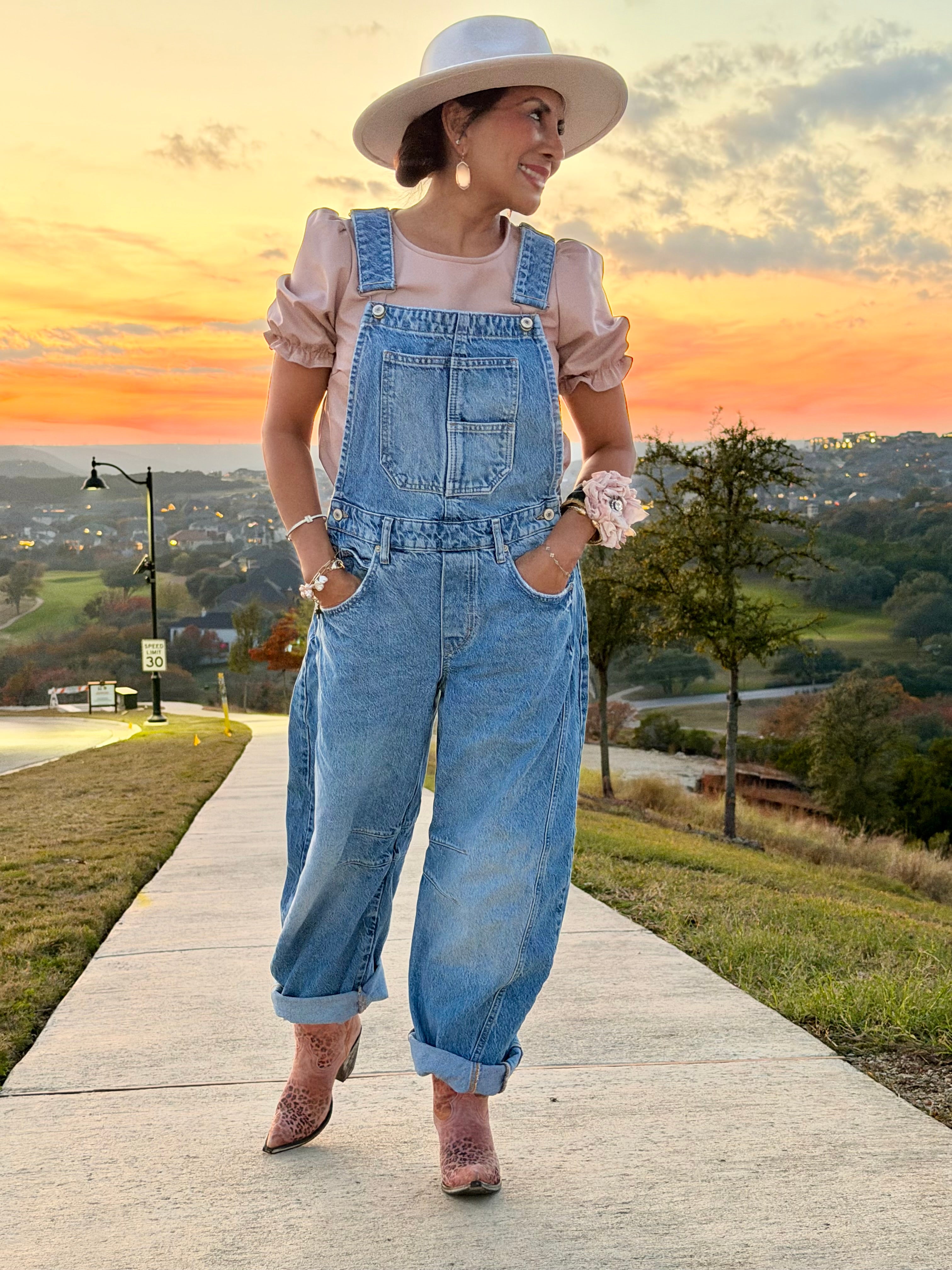Slouchy Denim Jumpsuit
