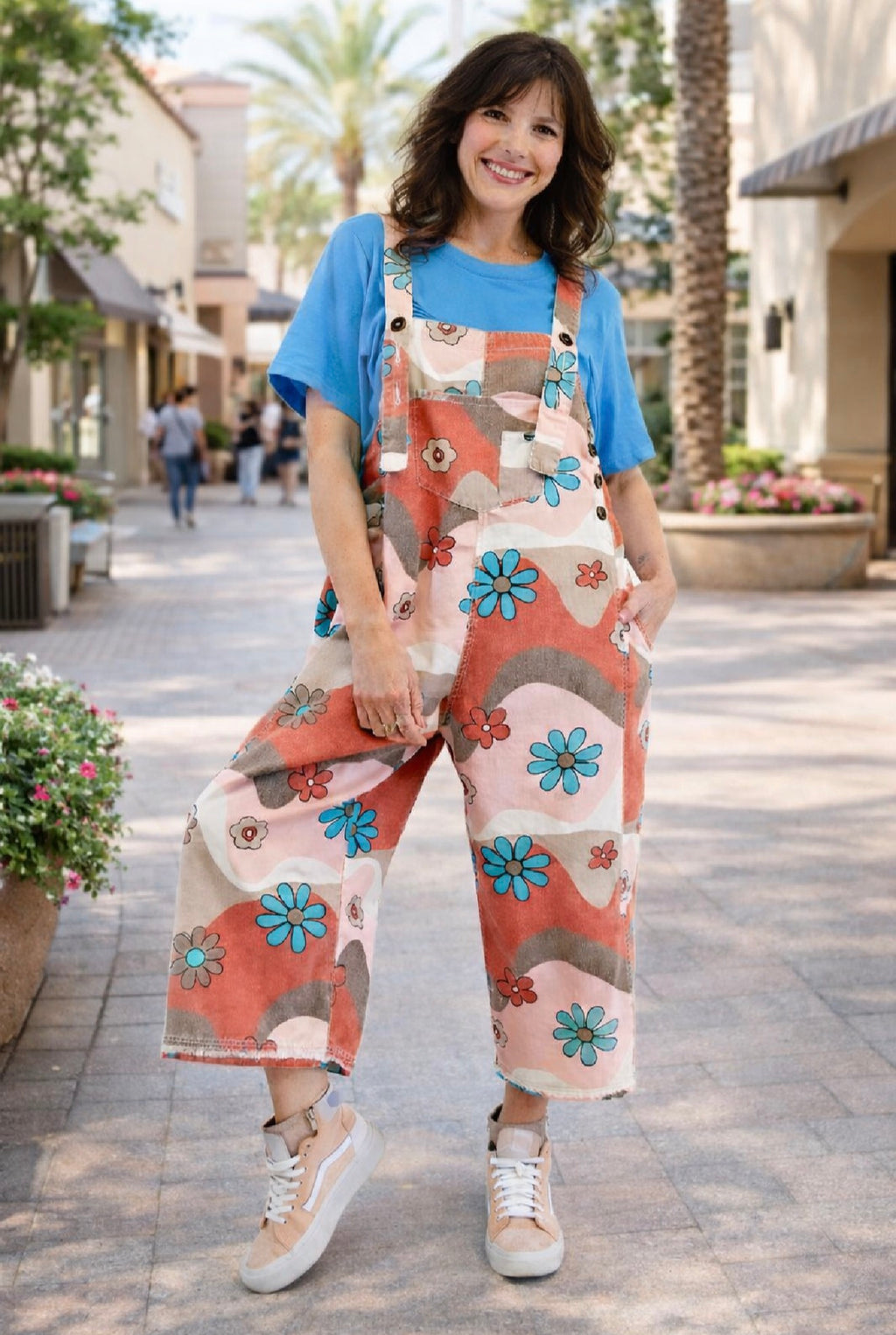 Daisy Print Jumpsuit