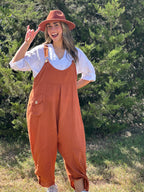 Lillian Linen Overalls