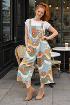 Daisy Print Jumpsuit