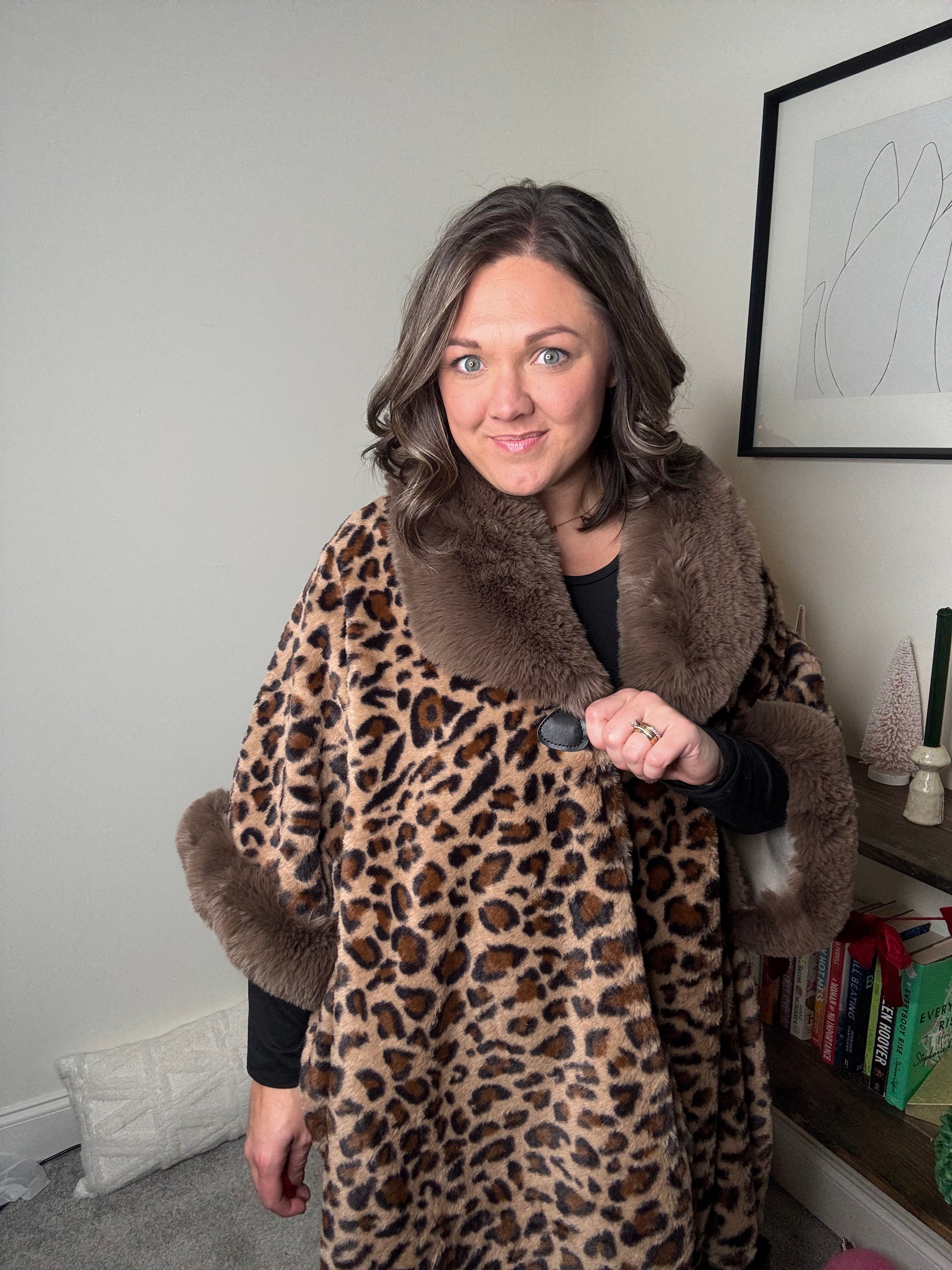 Leopard with the Fur Poncho DOORBUSTERS