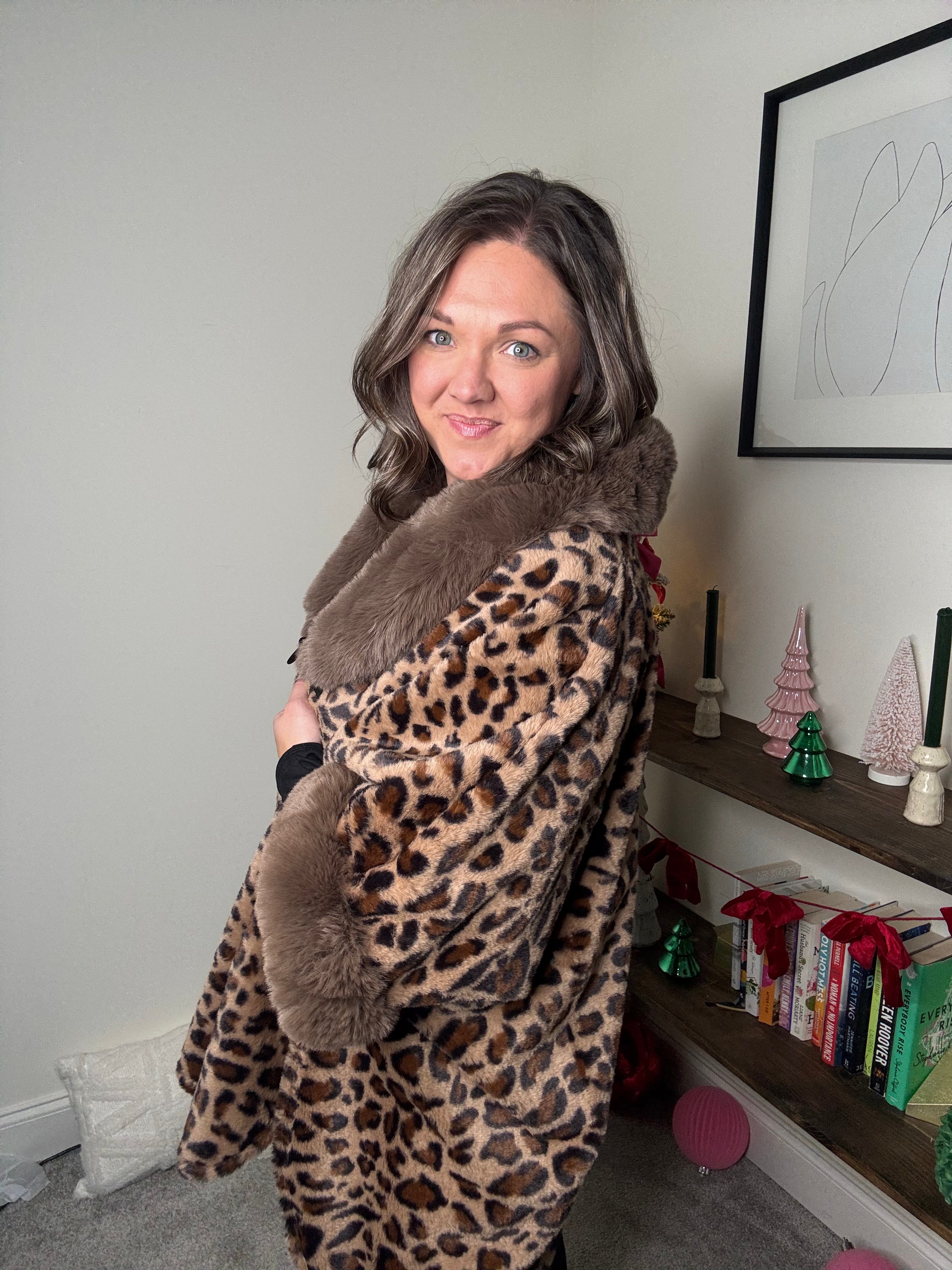 Leopard with the Fur Poncho DOORBUSTERS