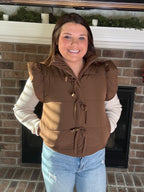 Cocoa Bow Vest