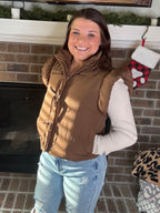 Cocoa Bow Vest