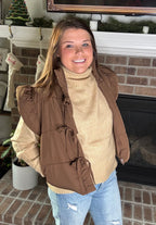 Cozy Up Camel Turtleneck Sweater