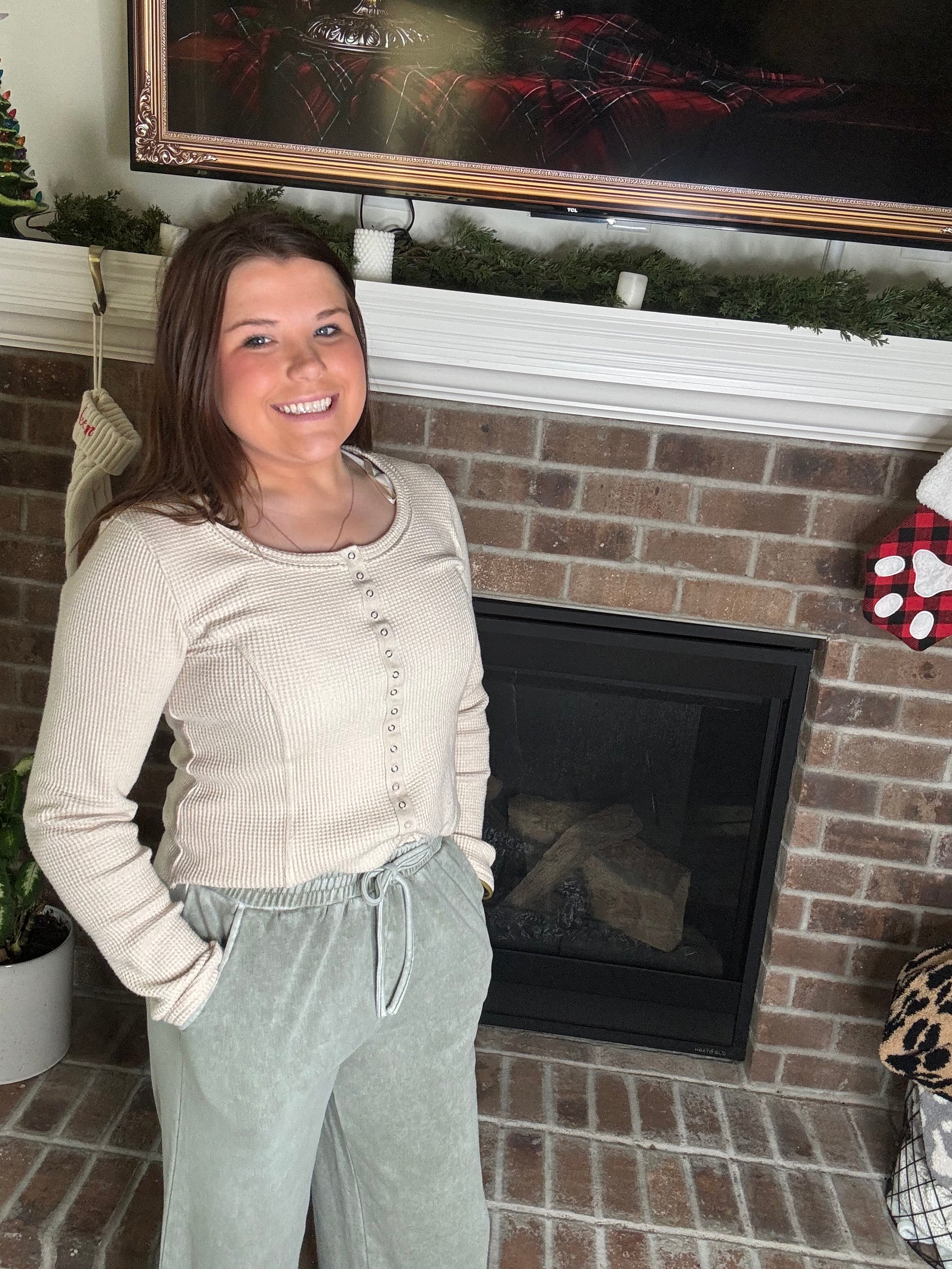 Sage Wide Leg Lounge Pants